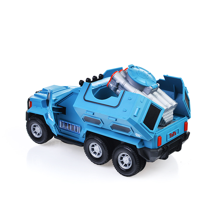 Машина 8811-19 "Военная ракета" на батарейках, в коробке