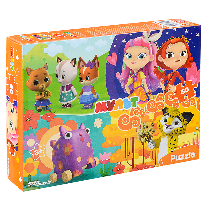 Пазлы 60 "Сказочный патруль и др. Мульт" (0+ Медиа) Пазлы 60 "Сказочный патруль и др. Мульт" (0+ Медиа)