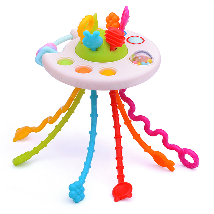 Игрушка развивающая Y0084-1 "Комета" бежевая, в коробке