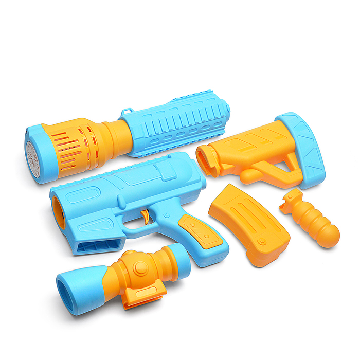 Фото к товару Пушка P086 "Разрушитель" для мыльных пузырей, в коробке Пушка P086 "Разрушитель" для мыльных пузырей, в коробке