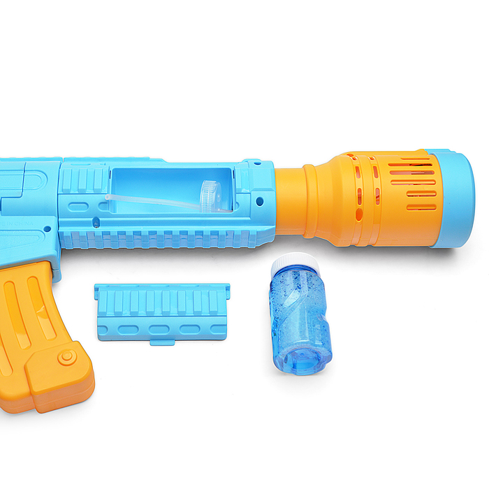 Фото к товару Пушка P086 "Разрушитель" для мыльных пузырей, в коробке Пушка P086 "Разрушитель" для мыльных пузырей, в коробке