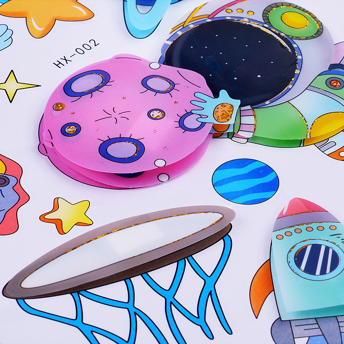 Фото к товару Наклейки интерьерные "Космонавты"МИКС самоклеющиеся фигурные ,объёмные размер наклейки 25 * 66 см Наклейки интерьерные "Космонавты"МИКС самоклеющиеся фигурные ,объёмные размер наклейки 25 * 66 см