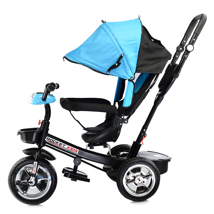 Фото к товару Велосипед 290-1 3-х колесный, синий Велосипед 290-1 3-х колесный, синий