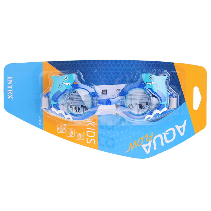 Фото к товару Очки для плавания, от 3 до 8 лет, обхват 48-52 см, цвет микс, 55610 INTEX Очки для плавания, от 3 до 8 лет, обхват 48-52 см, цвет микс, 55610 INTEX