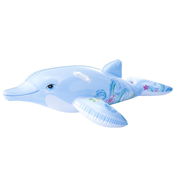 Фото к товару Игрушка для плавания «Дельфин», 175 х 66 см, от 3 лет, 58535NP INTEX Игрушка для плавания «Дельфин», 175 х 66 см, от 3 лет, 58535NP INTEX