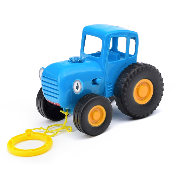 Фото к товару Музыкальная каталка "Синий трактор" (20 песен, стихов и звуков, свет. бат.) в коробке Музыкальная каталка "Синий трактор" (20 песен, стихов и звуков, свет. бат.) в коробке