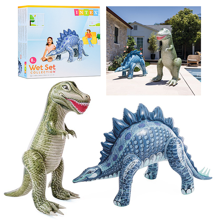 Игрушка надувная "Динозавр" от 3-8 лет, Тиранозавр или Стегозавр в ассортименте, 48593NP INTEX