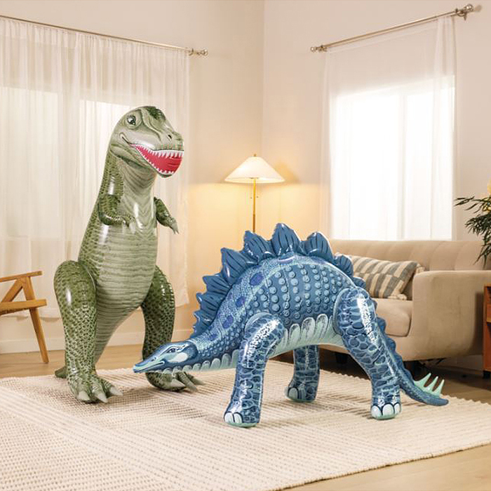 Фото к товару Игрушка надувная "Динозавр" от 3-8 лет, Тиранозавр или Стегозавр в ассортименте, 48593NP INTEX Игрушка надувная "Динозавр" от 3-8 лет, Тиранозавр или Стегозавр в ассортименте, 48593NP INTEX