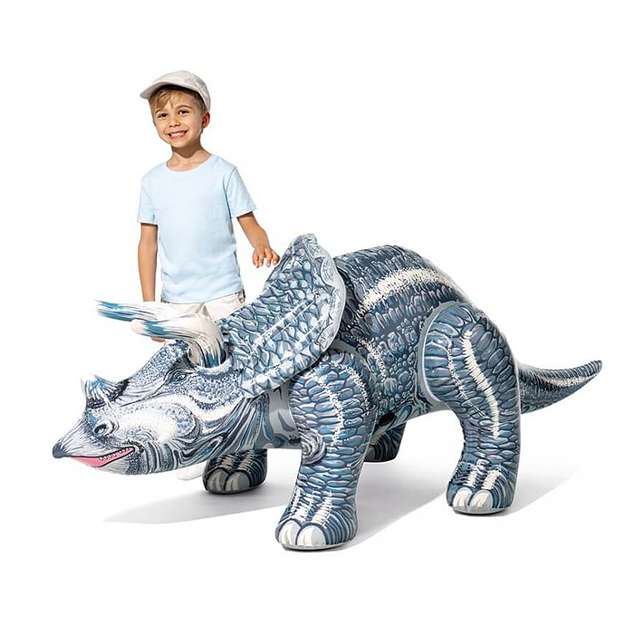 Фото к товару Игрушка надувная "Динозавр" от 3-8 лет, Трицератопс или Бронтозавр в ассортименте, 48594NP INTEX Игрушка надувная "Динозавр" от 3-8 лет, Трицератопс или Бронтозавр в ассортименте, 48594NP INTEX