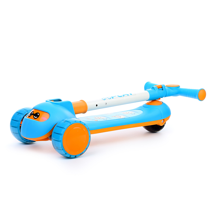 Фото к товару Самокат U038230Y 3-х кол., синий, PU, ABEC 7, в коробке Самокат U038230Y 3-х кол., синий, PU, ABEC 7, в коробке