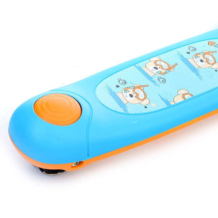 Фото к товару Самокат U038230Y 3-х кол., синий, PU, ABEC 7, в коробке Самокат U038230Y 3-х кол., синий, PU, ABEC 7, в коробке