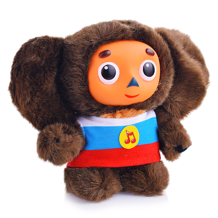 Чебурашка "Союзмультфильм" 17см., в футб, озвуч, в пакете