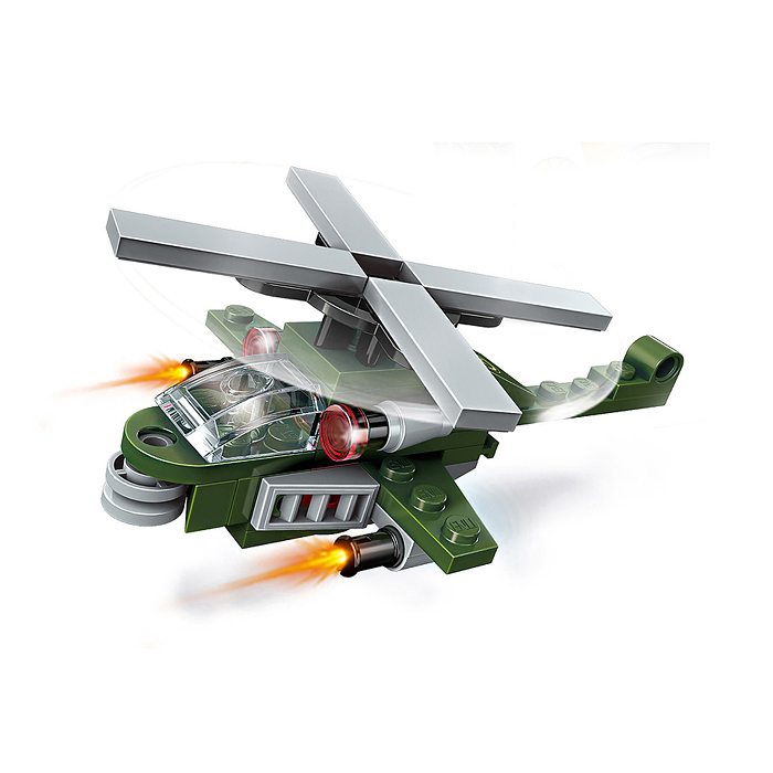 Конструктор 1803 "Военный транспорт" в ассортименте