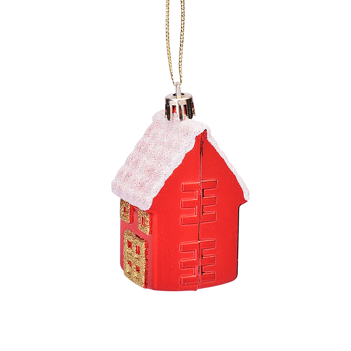 Фото к товару Набор новогодних украшений S0172 "Сказочный домик" в коробке Набор новогодних украшений S0172 "Сказочный домик" в коробке