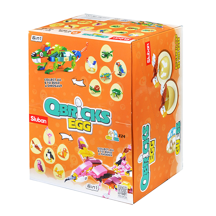 Конструктор M38-B0969 "Животные" в яйце