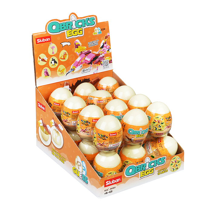 Конструктор M38-B0969 "Животные" в яйце