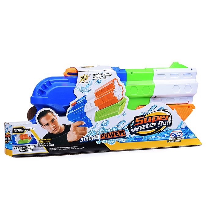 Фото к товару Водное оружие M504JH "Супер бластер" в коробке Водное оружие M504JH "Супер бластер" в коробке