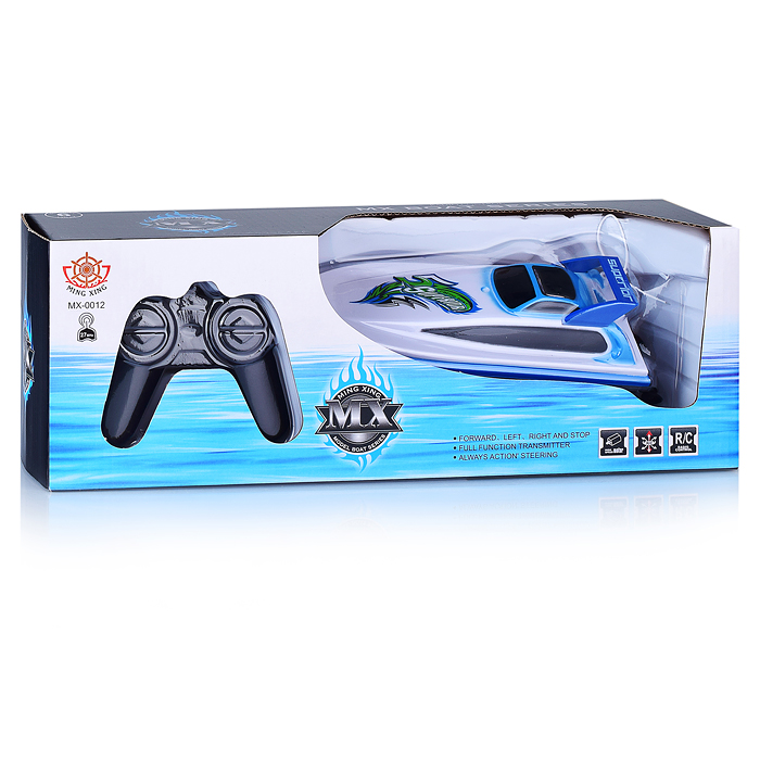 Фото к товару Лодка MX-0012-7 "Гавань" р/у, 27MHz, в коробке Лодка MX-0012-7 "Гавань" р/у, 27MHz, в коробке