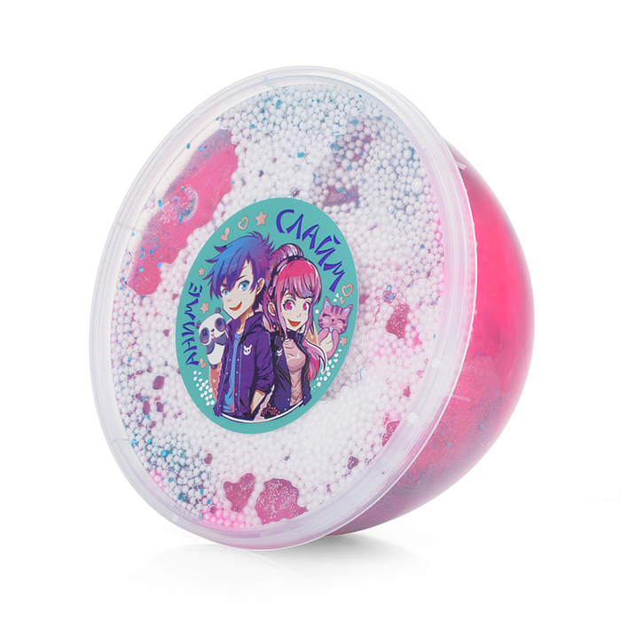 Слайм Пират, Аниме, 360 гр., розовый перл.