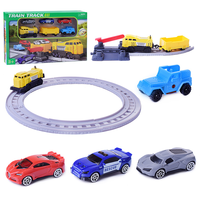 Железная дорога 888-2 "Электропоезд" в коробке Железная дорога 888-2 "Электропоезд" в коробке