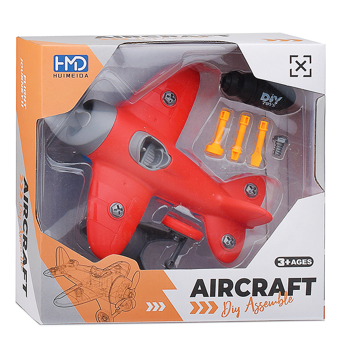 Фото к товару Конструктор HMD199-70 "Самолет" с отверткой, в коробке Конструктор HMD199-70 "Самолет" с отверткой, в коробке