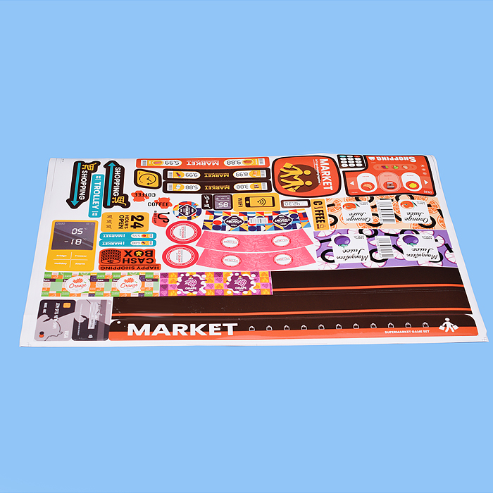 Игровой набор супермаркет 668-131 "Мой магазин" (52 предмета) в коробке