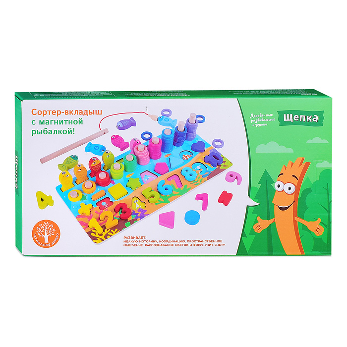 Набор D1162 "Сортер-Вкладыш" с магнитной рыбалкой