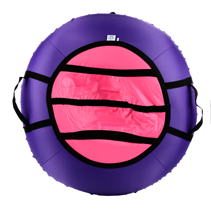 Фото к товару Санки-ватрушка, серия "Эконом", 70см. фиолетовый-розовый яркий Санки-ватрушка, серия "Эконом", 70см. фиолетовый-розовый яркий