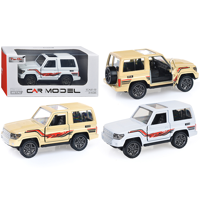 Машина F1136-1M "Внедорожник купе" метал., в коробке Машина F1136-1M "Внедорожник купе" метал., в коробке