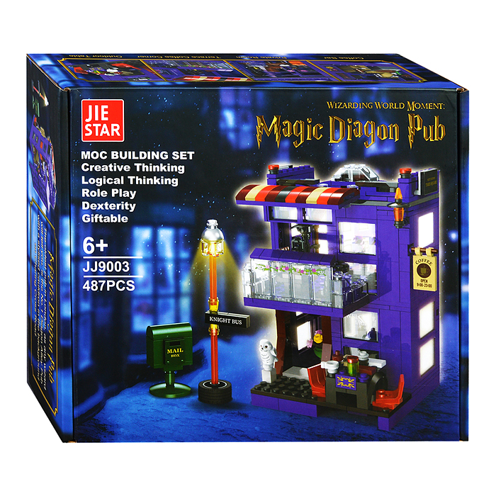 Конструктор JJ9003 "Ночное кафе" 487 дет., в коробке Конструктор JJ9003 "Ночное кафе" 487 дет., в коробке