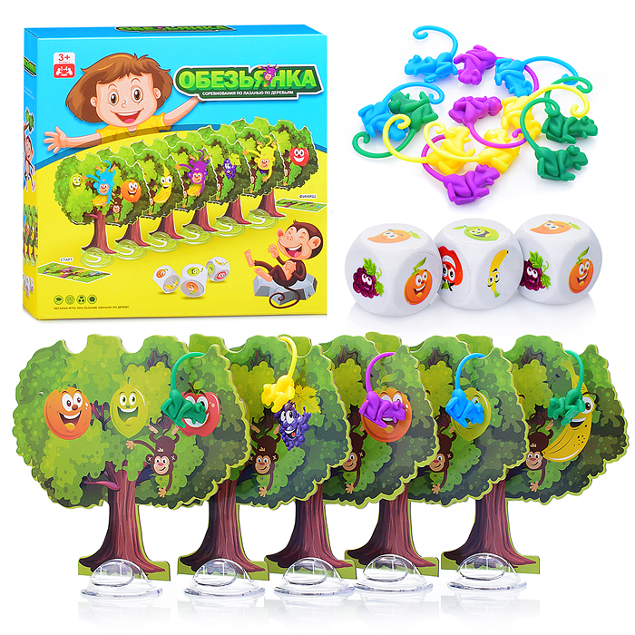 Настольная игра 044 "Обезьянки" в коробке Настольная игра 044 "Обезьянки" в коробке