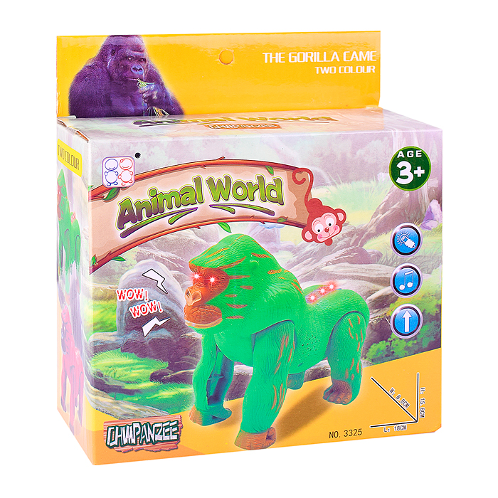 Фото к товару Обезьяна 3325 на батарейках, в коробке Обезьяна 3325 на батарейках, в коробке