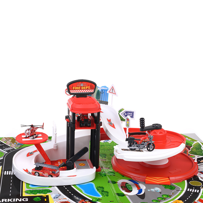 Фото к товару Парковка 660-A337 "Пожарная служба" в коробке Парковка 660-A337 "Пожарная служба" в коробке