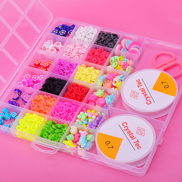 Фото к товару Набор создание украшений 00-2244 "Яркие фигуры" в коробке Набор создание украшений 00-2244 "Яркие фигуры" в коробке