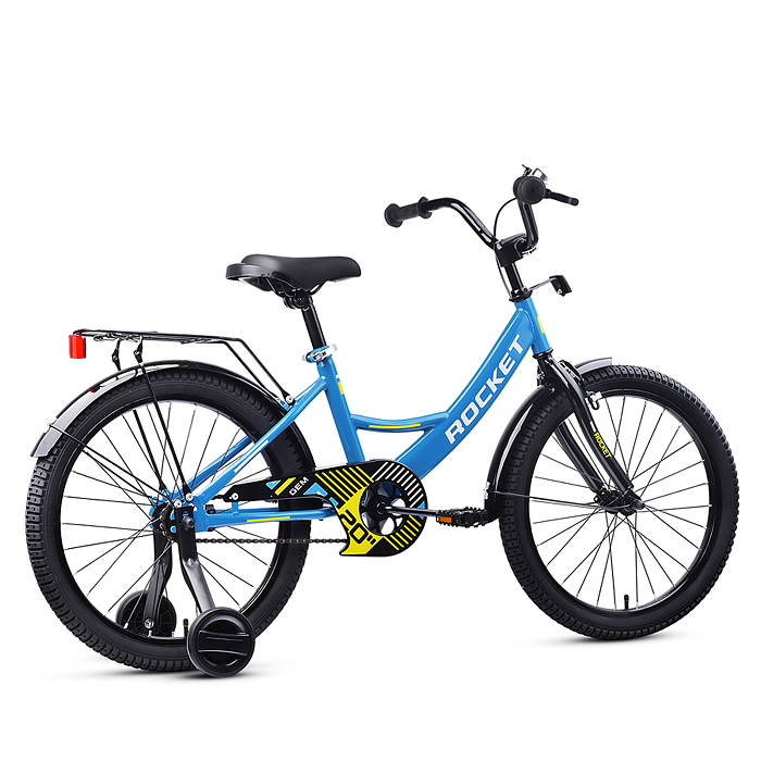 Фото к товару Велосипед 20" Rocket Gem, цвет голубой Велосипед 20" Rocket Gem, цвет голубой