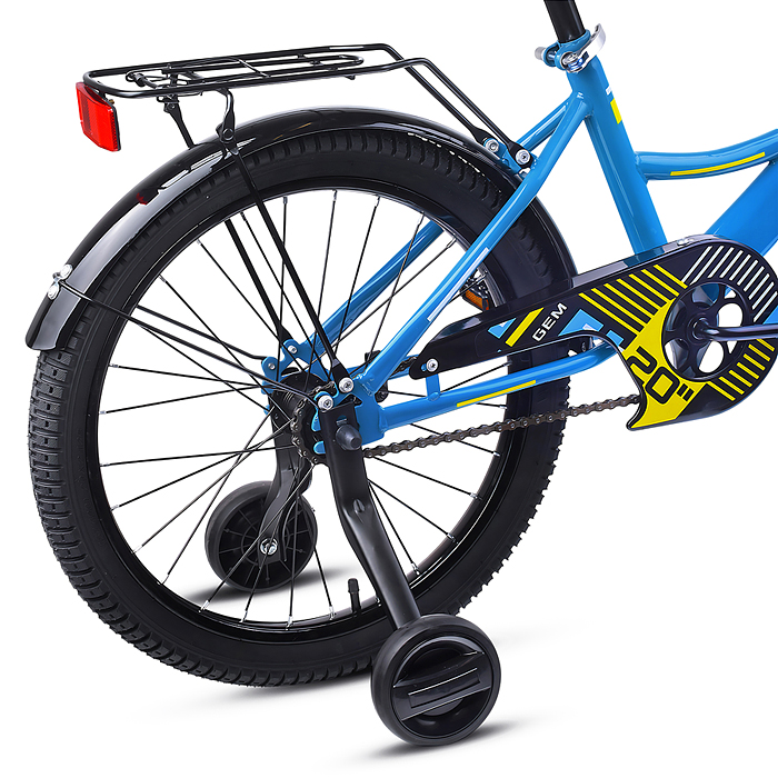 Фото к товару Велосипед 20" Rocket Gem, цвет голубой Велосипед 20" Rocket Gem, цвет голубой