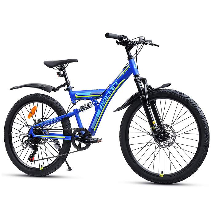 Фото к товару Велосипед 24" Rocket Azkar Pro, цвет синий, размер 15" Велосипед 24" Rocket Azkar Pro, цвет синий, размер 15"