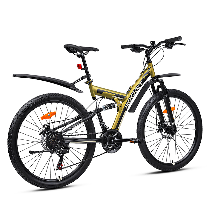 Фото к товару Велосипед 26" Rocket Azkar Pro, цвет хаки, размер 18" Велосипед 26" Rocket Azkar Pro, цвет хаки, размер 18"