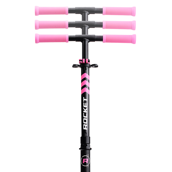 Фото к товару Самокат детский R0201 ROCKET, алюминиевый, колеса PU, 145 мм, розовый Самокат детский R0201 ROCKET, алюминиевый, колеса PU, 145 мм, розовый