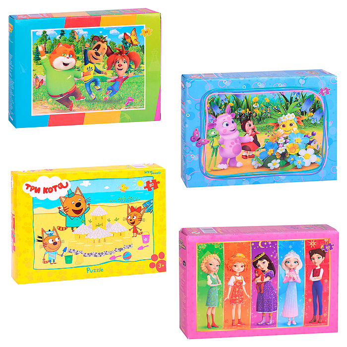 Пазлы 80 "Любимые герои" (Мельница/АО "СТС") Пазлы 80 "Любимые герои" (Мельница/АО "СТС")