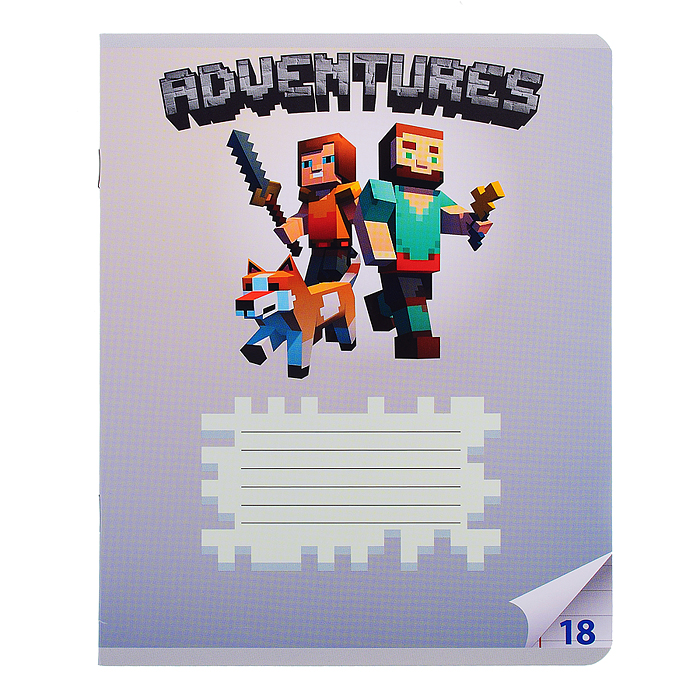 Фото к товару Тетрадь 18 л. линейка "My Game" формат А5, на скрепке, с полями Тетрадь 18 л. линейка "My Game" формат А5, на скрепке, с полями