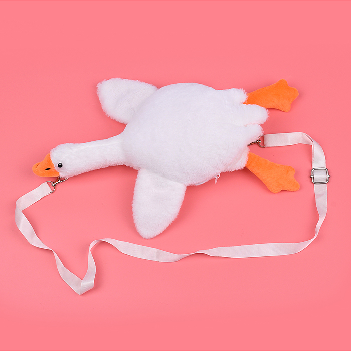 Сумка детская меховая М1055 "Гусь" 45 см