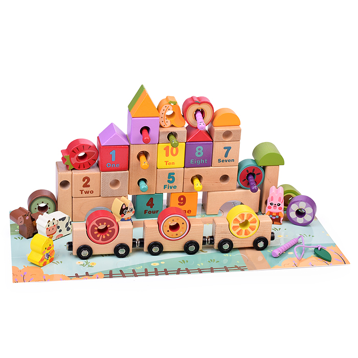 Фото к товару Конструктор из кубиков D1997 "Creative farm" в коробке Конструктор из кубиков D1997 "Creative farm" в коробке