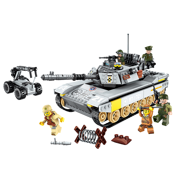 Конструктор 1721 "Танковый бой" (482 дет.)