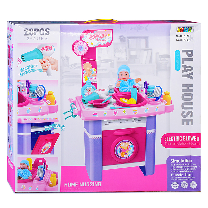 Фото к товару Игровой набор "Ванная комната" в коробке Игровой набор "Ванная комната" в коробке