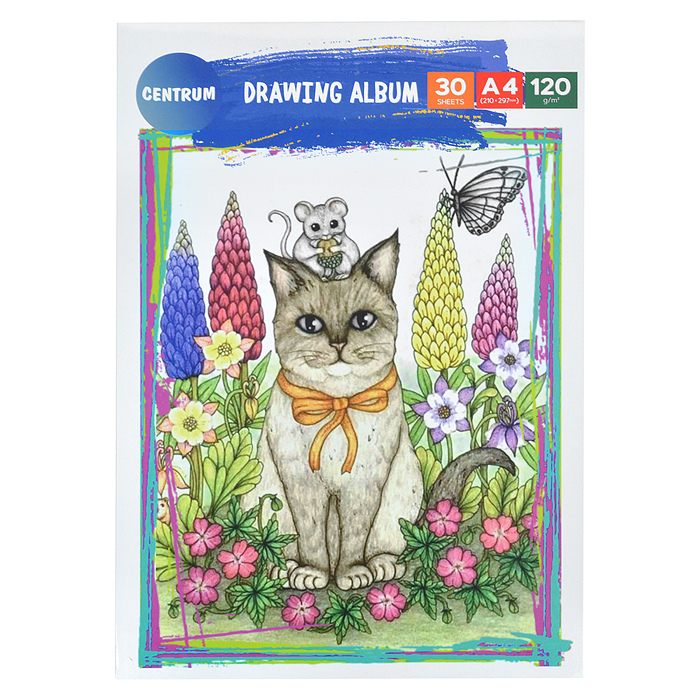 Альбом для рисования A4 30 л. 120 г/м2 Альбом для рисования A4 30 л. 120 г/м2