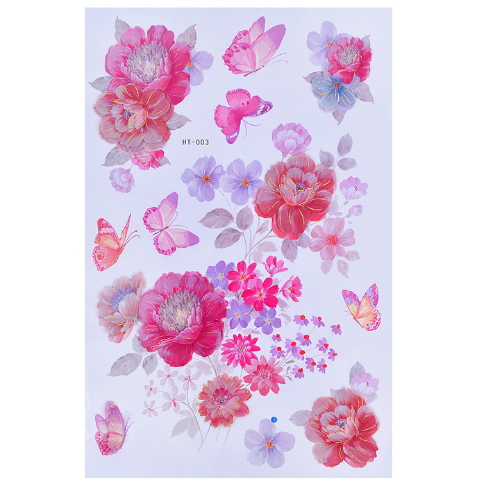 Наклейки интерьерные МИКС (Париж, коты, собаки, цветы) самоклеющиеся , размер наклейки 35*60 см.