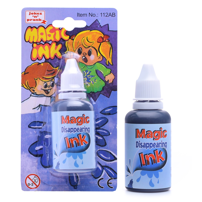 Игра-розыгрыш 11-0002 "Волшебные исчезающие чернила" Игра-розыгрыш 11-0002 "Волшебные исчезающие чернила"