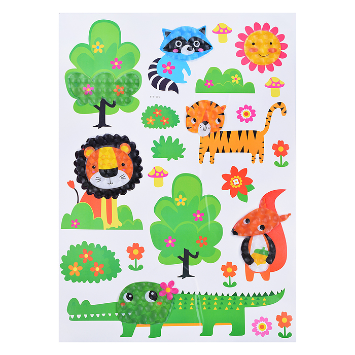 Фото к товару Наклейки интерьерные фигурные "Животные.Большой МИКС ", размер наклейки 50*70см. Наклейки интерьерные фигурные "Животные.Большой МИКС ", размер наклейки 50*70см.