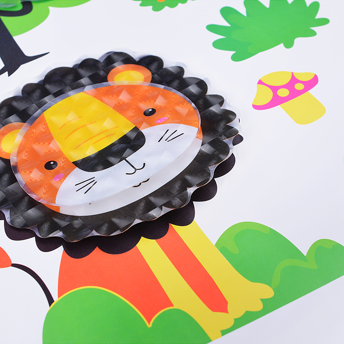 Фото к товару Наклейки интерьерные фигурные "Животные.Большой МИКС ", размер наклейки 50*70см. Наклейки интерьерные фигурные "Животные.Большой МИКС ", размер наклейки 50*70см.